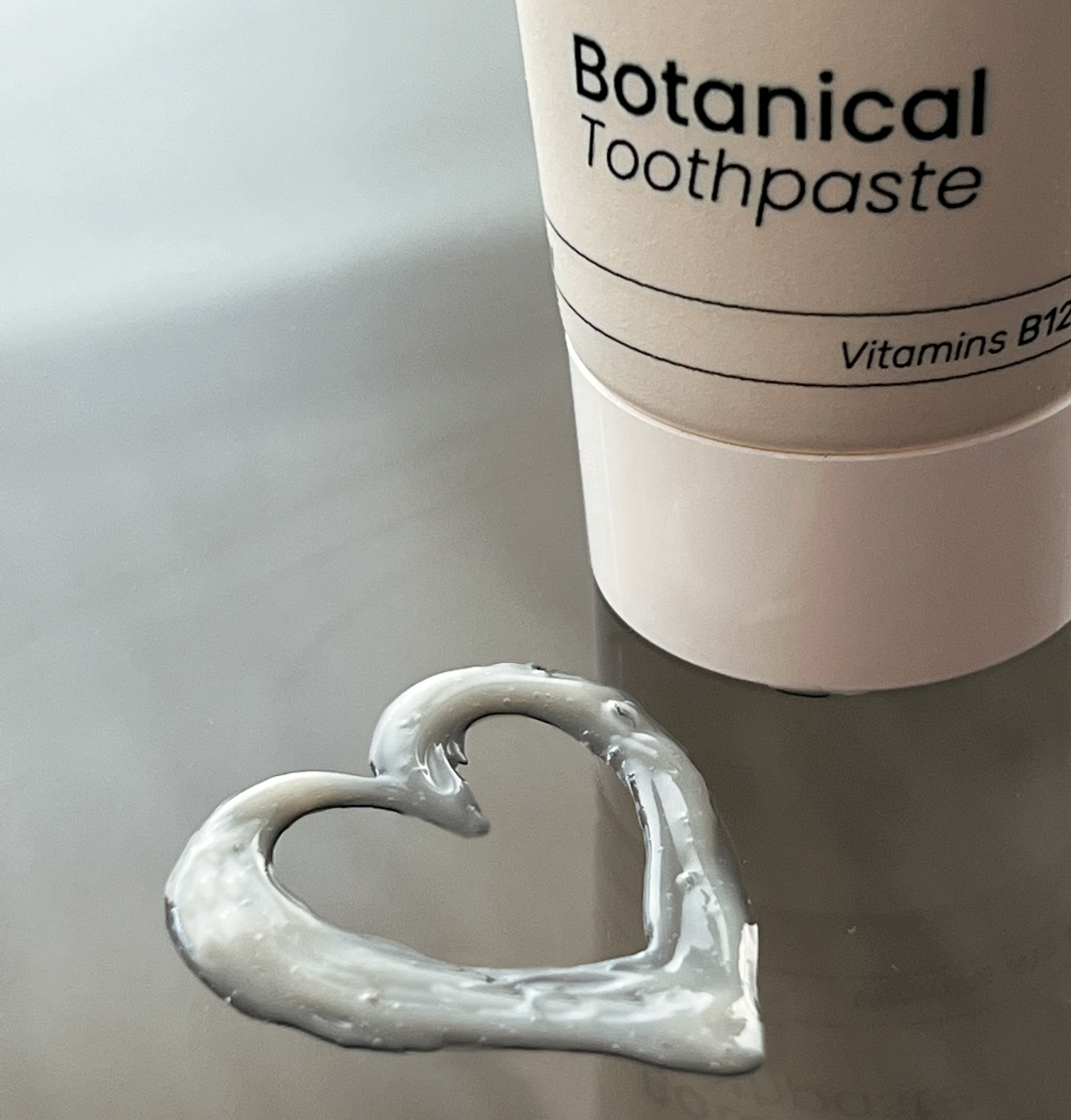 Heart toothpaste